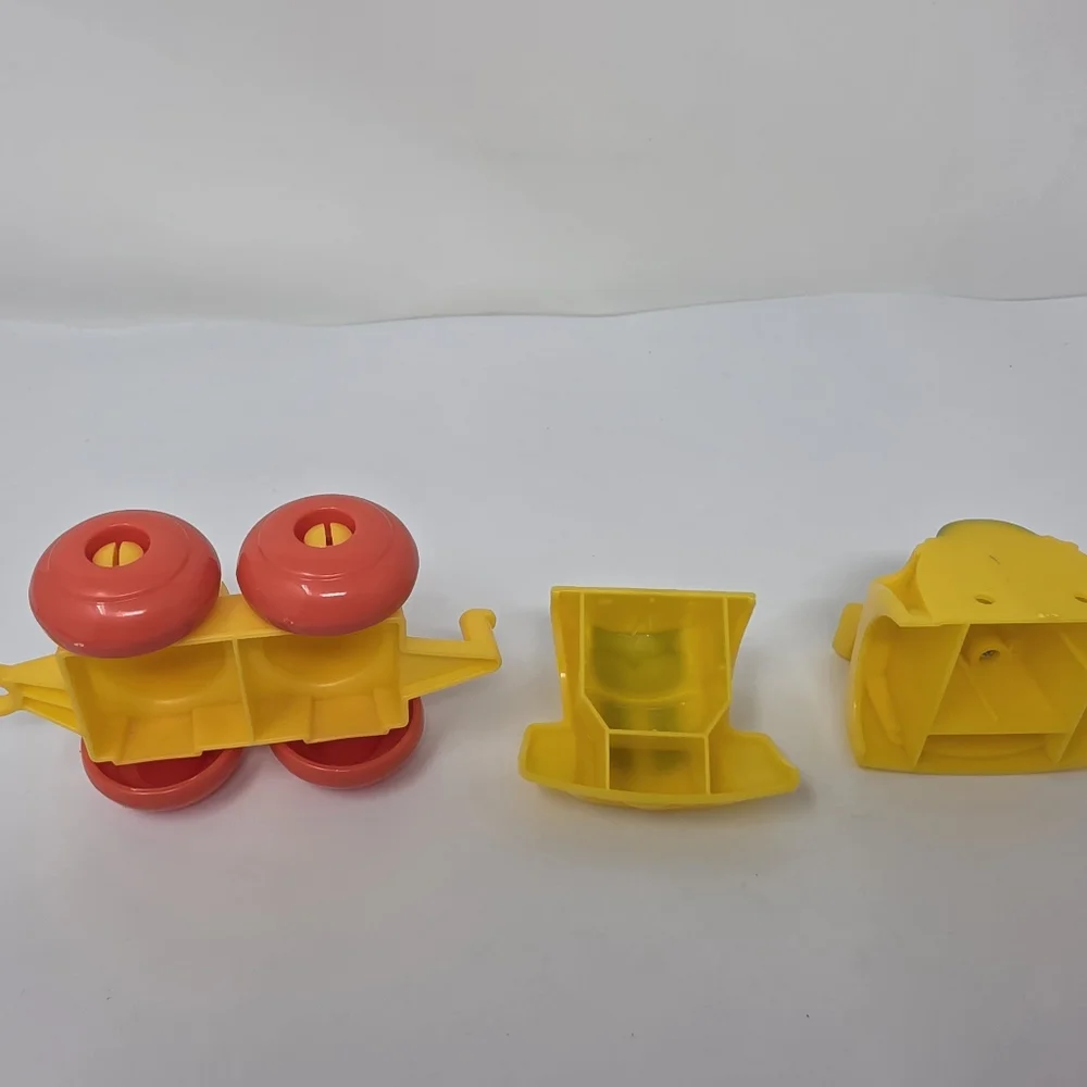 Mega Block Yellow Race Car 3 Pieces Block Toy